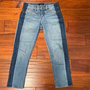 Banana Republic slim straight side stripe jeans